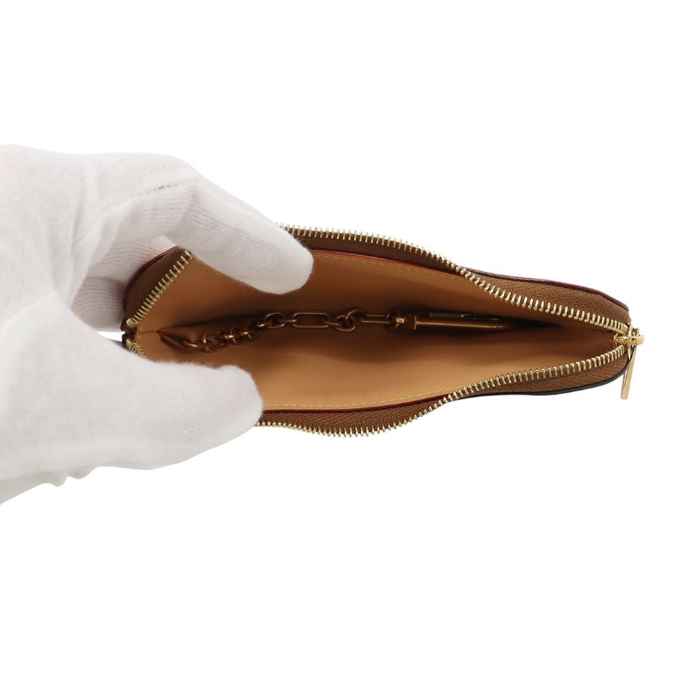 Louis Vuitton Pouch Monogram Bone Key Case Brown — view 4