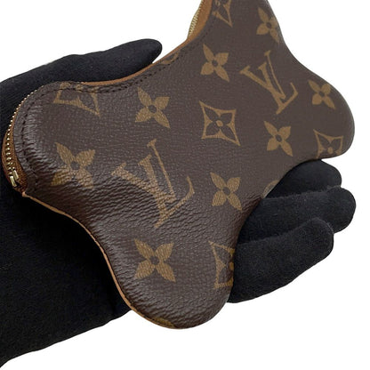 Louis Vuitton Pouch Monogram Bone Key Case Brown — view 5