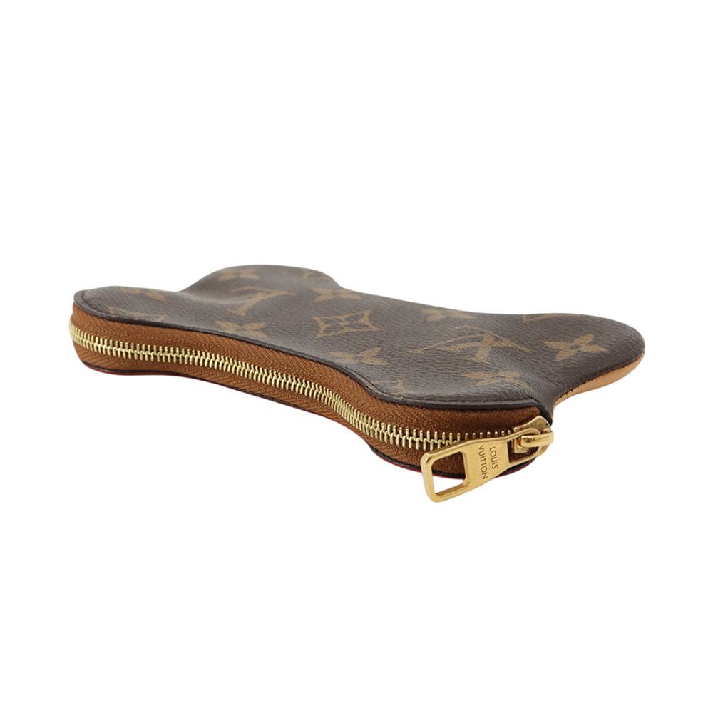 Louis Vuitton Pouch Monogram Bone Key Case Brown — view 2