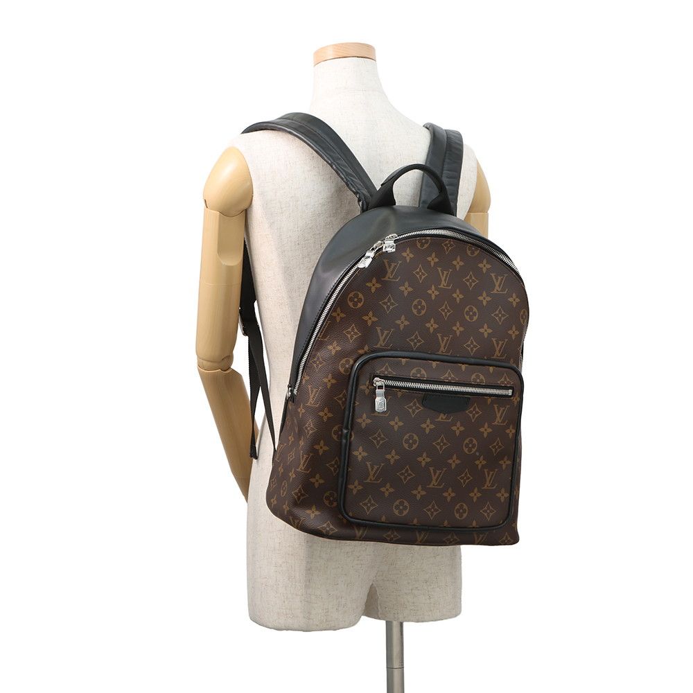 Louis Vuitton Backpack Monogram Macassar Josh NV Black — view 4