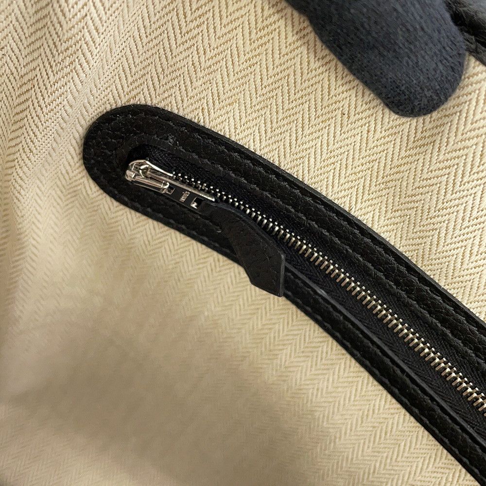 Hermes Tote Garden Party PM Black Silver Negonda — view 8