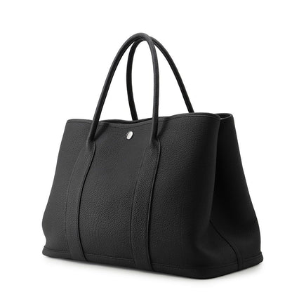 Hermes Tote Garden Party PM Black Silver Negonda — view 2