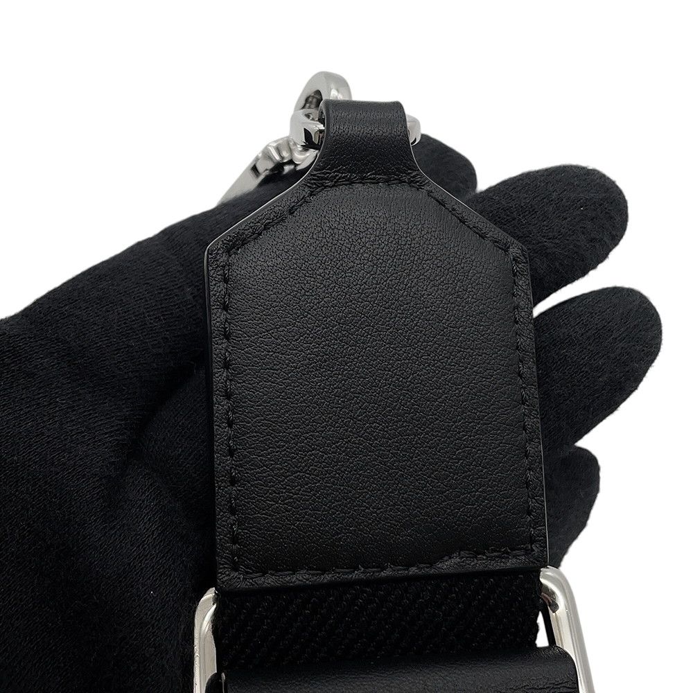 Loewe Shoulder Bag Flex Mensenger Mini Suede Canvas Black — view 9