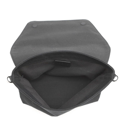 Loewe Shoulder Bag Flex Mensenger Mini Suede Canvas Black — view 5