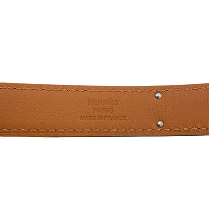 Hermes Kelly Belt Blue Navy Silver Epsom — view 9
