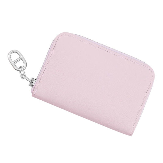 Hermes Coin Case Zip Azap Compact Mauvepere Silver Color