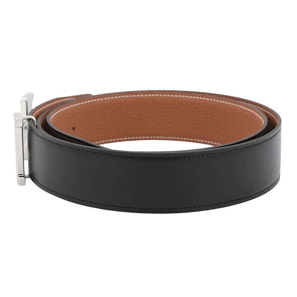 Hermes Belt Constance Reversible 100 Black Gold Togo Box Calf — view 2