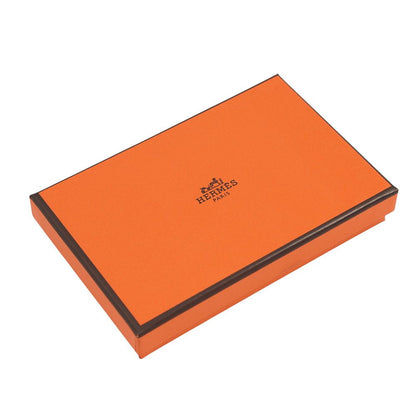 Hermes Card Case Calvi Duo Etoupe Epsom Business Holder — view 7