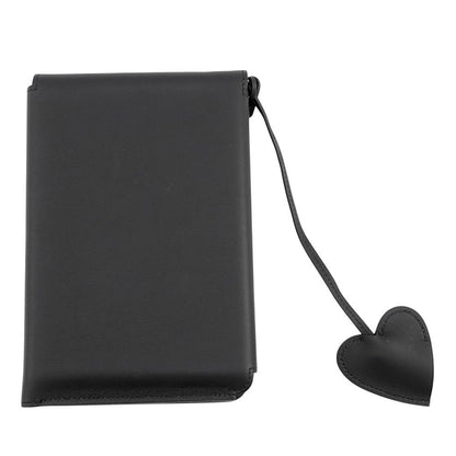 Hermes Note Cover Carnet Sheet Black Gold Swift Animapolis Card Holder — view 3