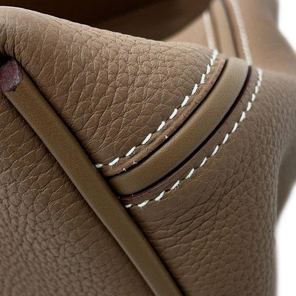 Hermes 24 29 Sac Van Quatre Etoupe Gold Togo Swift 2-Way Handbag — view 8