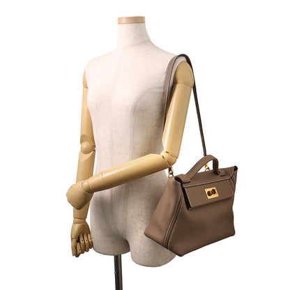 Hermes 24 29 Sac Van Quatre Etoupe Gold Togo Swift 2-Way Handbag — view 5