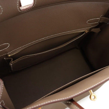 Hermes Birkin 30 Etoupe Gold Togo Handbag — view 7
