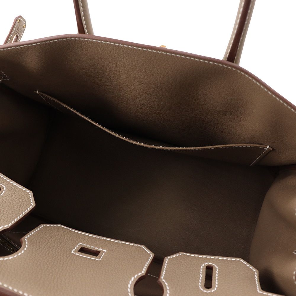 Hermes Birkin 30 Etoupe Gold Togo Handbag — view 6