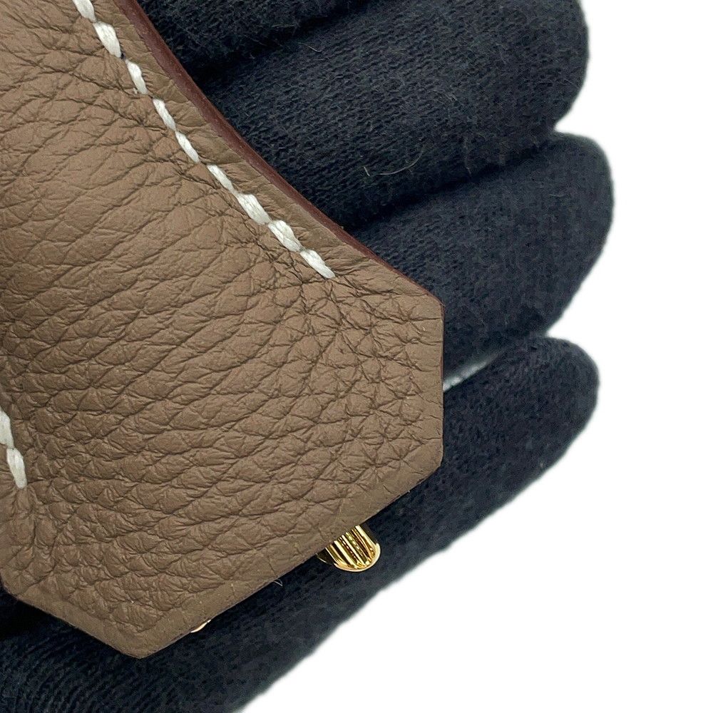 Hermes Birkin 30 Etoupe Gold Togo Handbag — view 8
