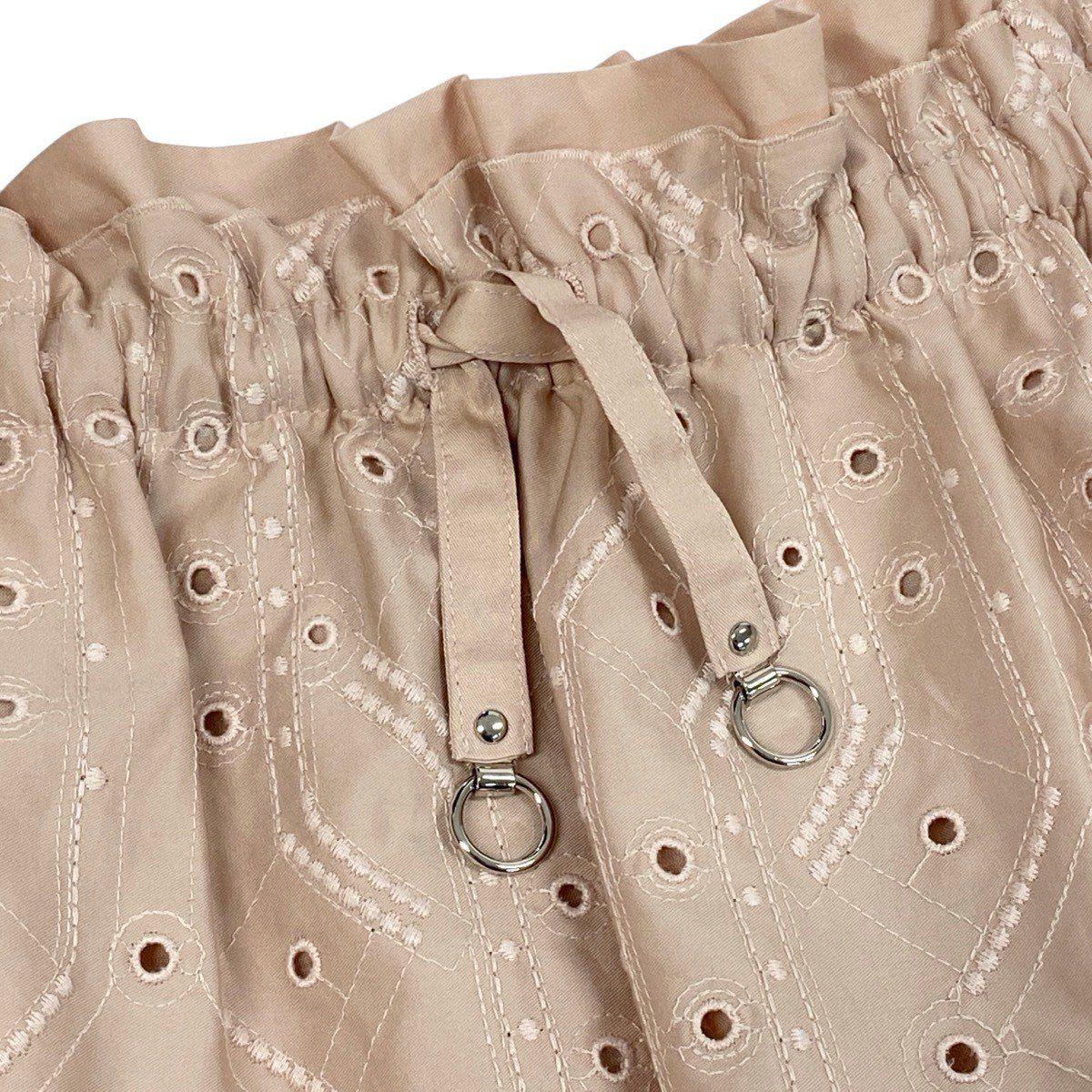 Hermes Collection Embroidery Skirt Aux Chapms Remix 36 Pink — view 6