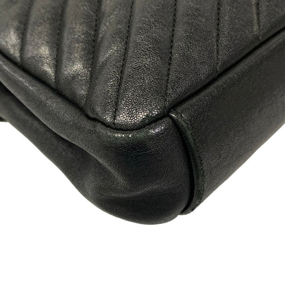 Saint Laurent Paris Handbag Monogram Carre Bag Black Leather — view 6