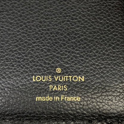Louis Vuitton Trifold Wallet Monogram Portefeuille Pallas Compact Noir Leather — view 5