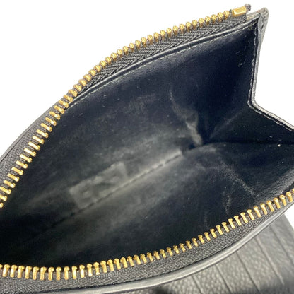 Louis Vuitton Trifold Wallet Monogram Portefeuille Pallas Compact Noir Leather — view 4
