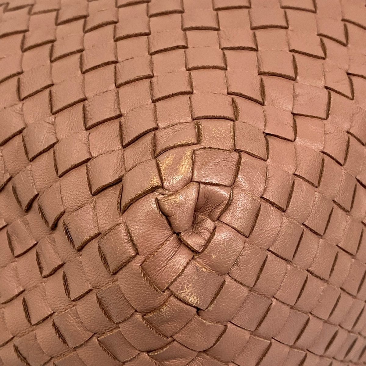 Bottega Veneta Tote Large Cest Pink Beige Leather — view 6