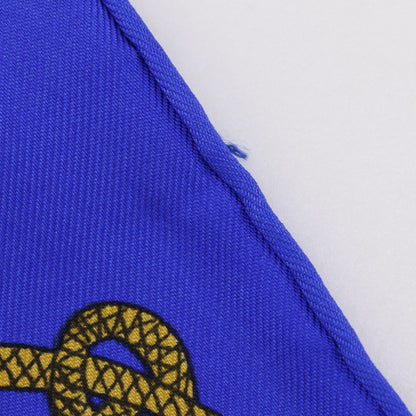 Hermes Carre 90 Circus Silk Blue Scarf — view 7