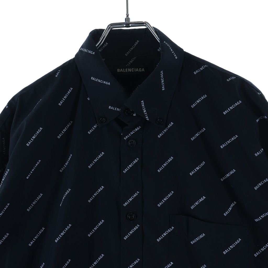 Balenciaga All Logo L S Shirt All Long Sleeve — view 3