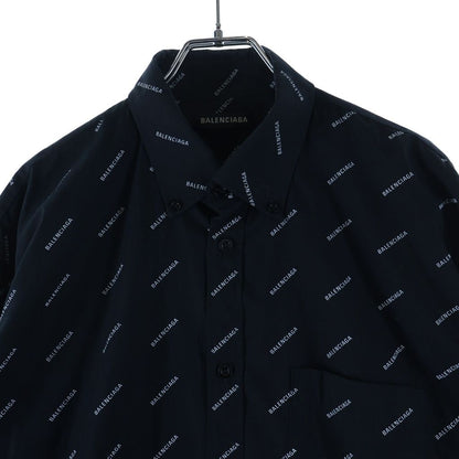 Balenciaga All Logo L S Shirt All Long Sleeve — view 3