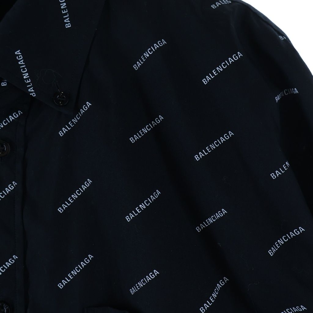 Balenciaga All Logo L S Shirt All Long Sleeve — view 4