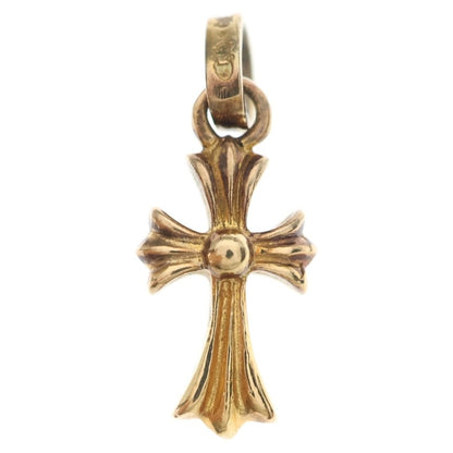 Chrome Hearts 22k Crs Baby Fat Cross Pendant Gold — view 2