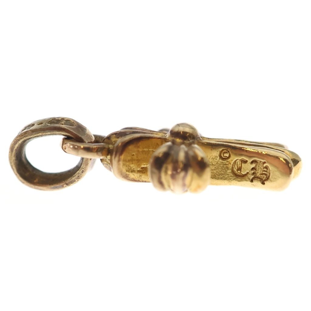 Chrome Hearts 22k Crs Baby Fat Cross Pendant Gold — view 4