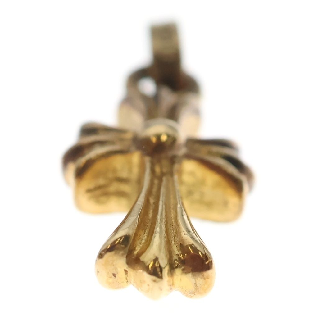 Chrome Hearts 22k Crs Baby Fat Cross Pendant Gold — view 5
