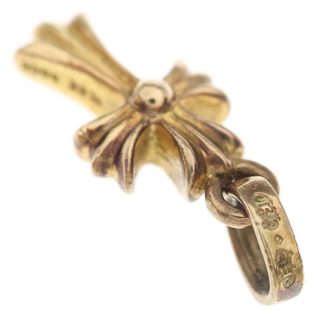 Chrome Hearts 22k Crs Baby Fat Cross Pendant Gold — view 6