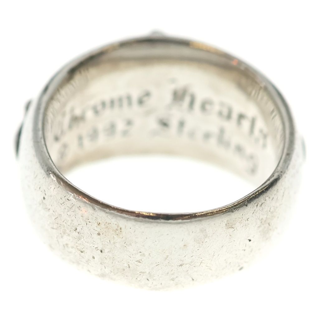 Chrome Hearts Flrl Crs Floral Cross Ring Silver — view 2