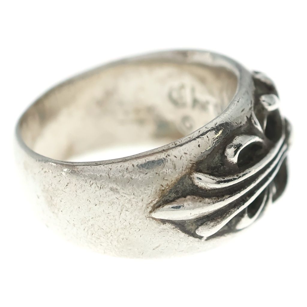Chrome Hearts Flrl Crs Floral Cross Ring Silver — view 3