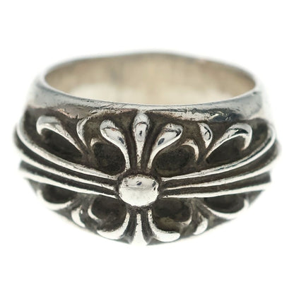 Chrome Hearts Flrl Crs Floral Cross Ring Silver — view 4