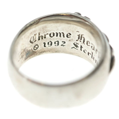 Chrome Hearts Flrl Crs Floral Cross Ring Silver — view 5