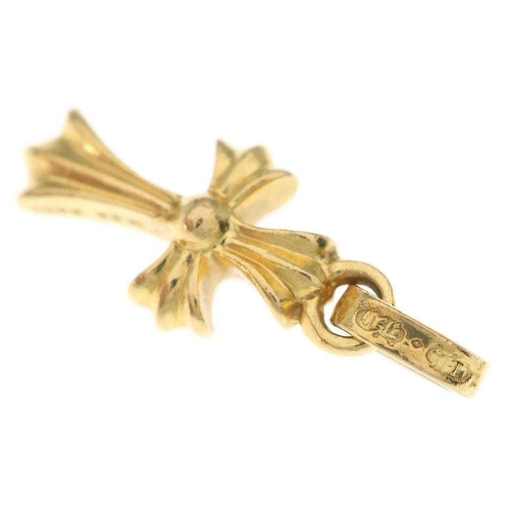 Chrome Hearts 22k Crs Baby Fat Cross Pendant Gold — view 6