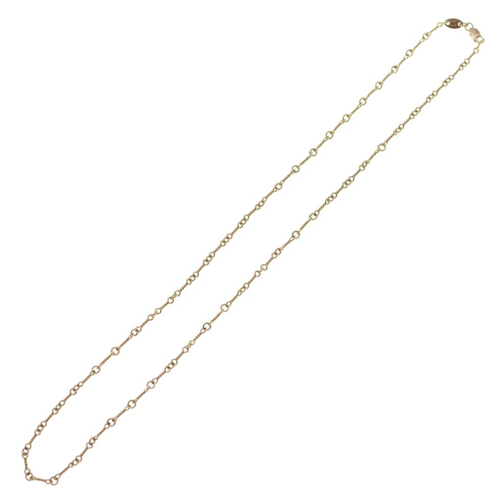 Chrome Hearts 22k Neckchain Twist Chain Necklace Gold — view 2