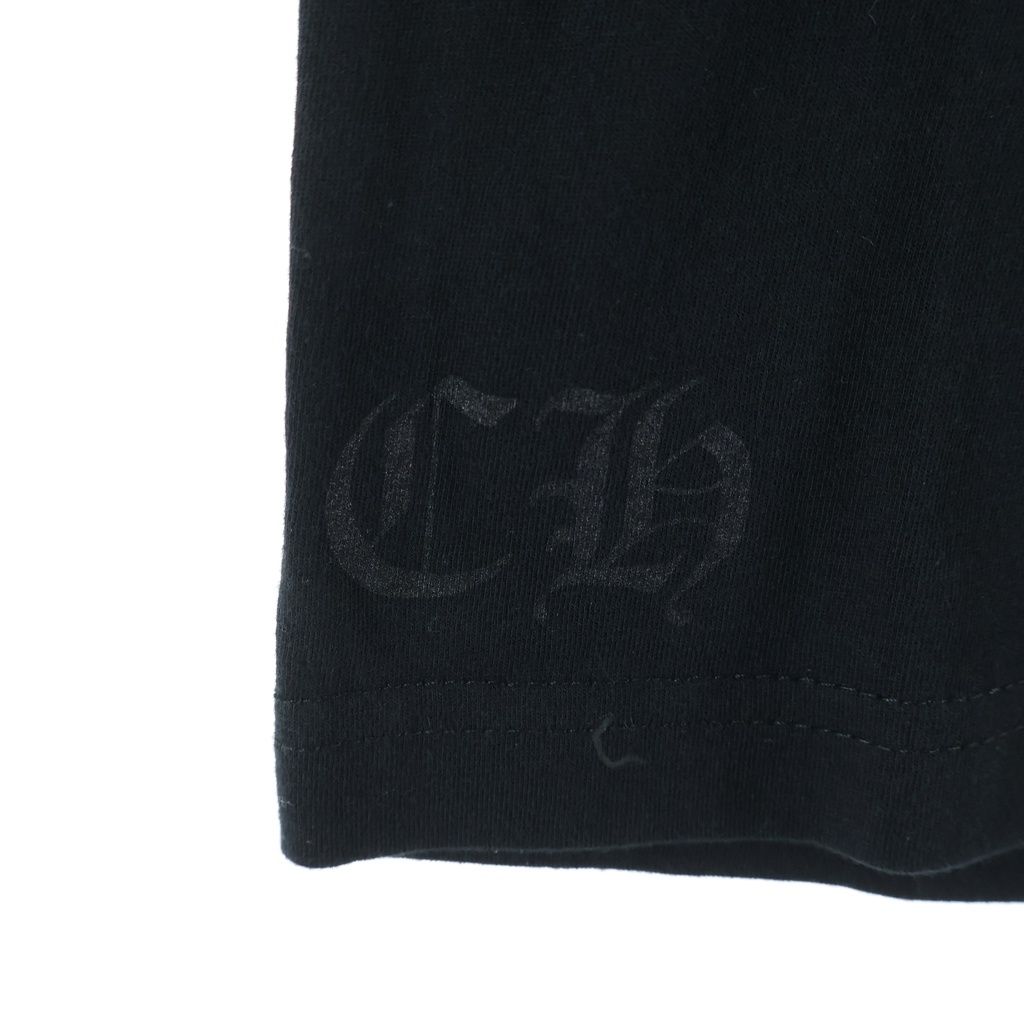 Chrome Hearts Vine Dagger S Tee Backstripe Short Sleeve Crew Neck T-Shirt Black — view 6