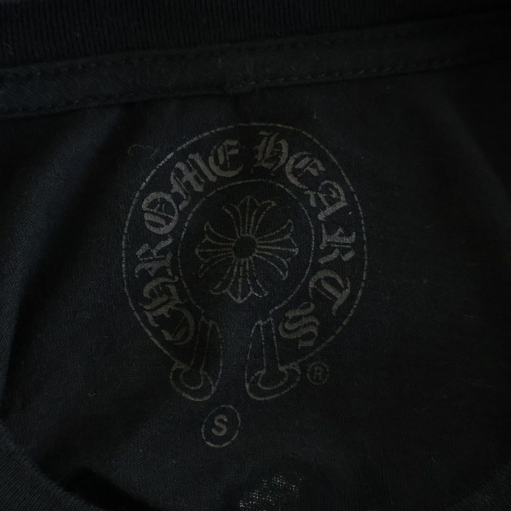 Chrome Hearts Vine Dagger S Tee Backstripe Short Sleeve Crew Neck T-Shirt Black — view 7