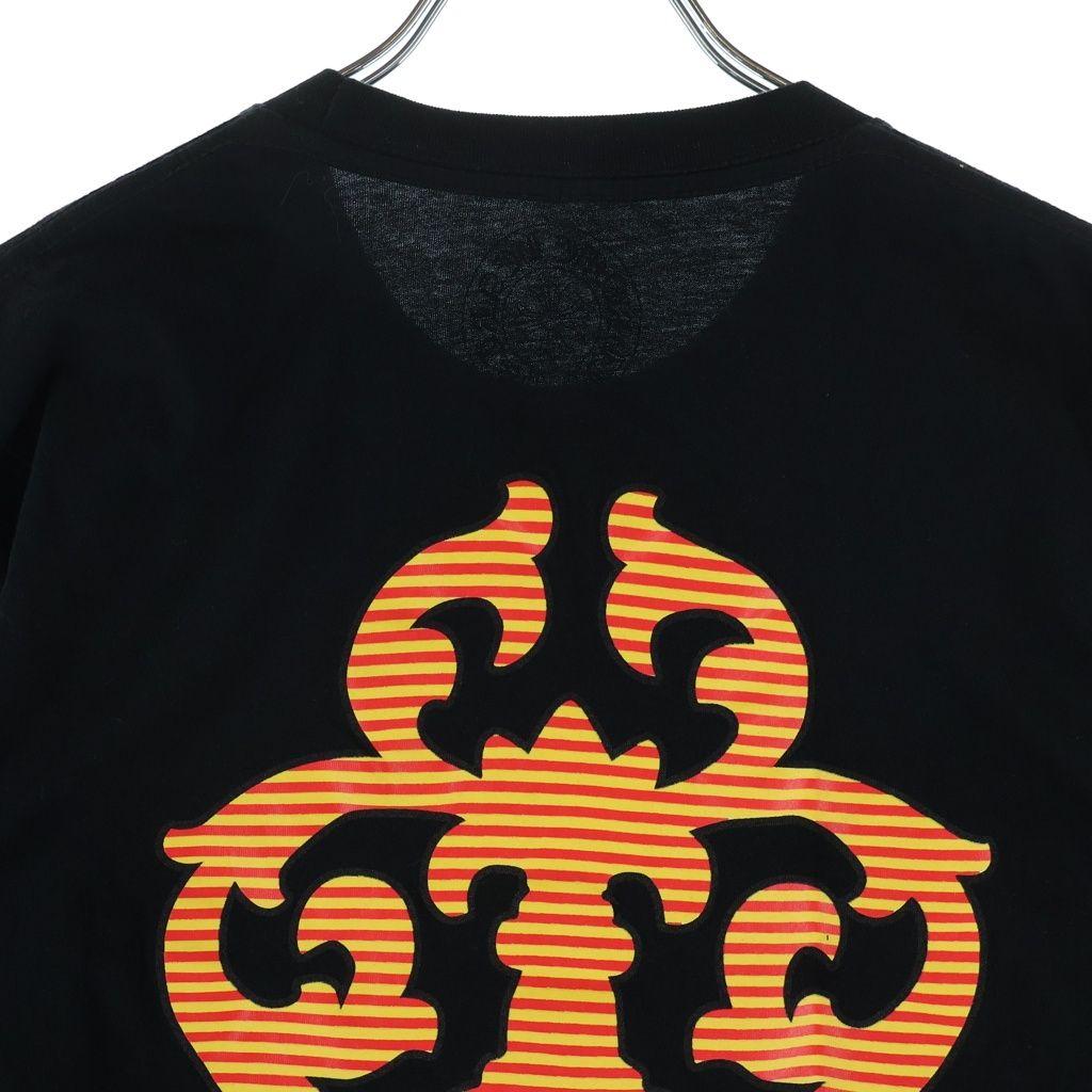 Chrome Hearts Vine Dagger S Tee Backstripe Short Sleeve Crew Neck T-Shirt Black — view 4