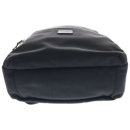 Saint Laurent Paris Noux Canvas Leather Backpack Silver Black — view 4