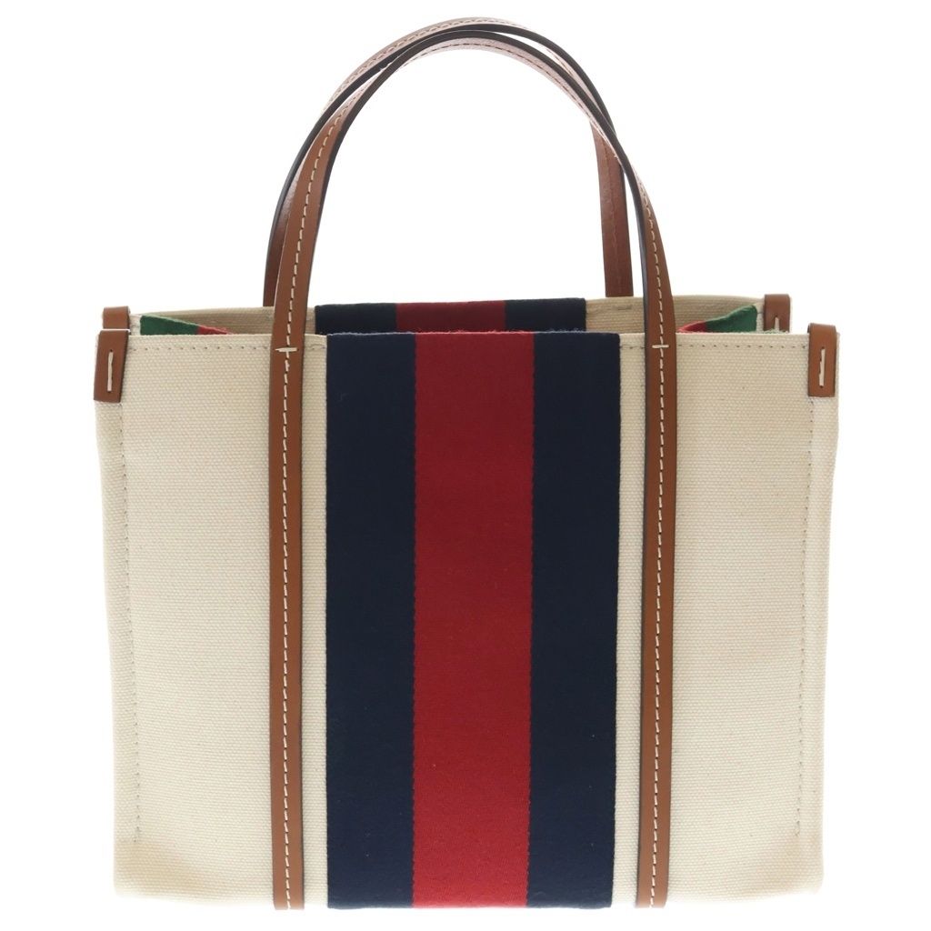 Gucci Interlocking Canvas Leather 2-Way Hand Shoulder Tote Ivory Brown — view 2