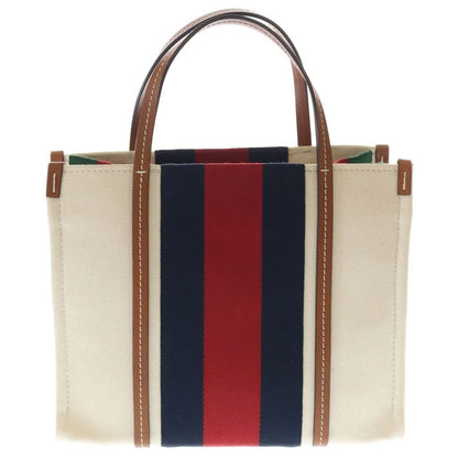 Gucci Interlocking Canvas Leather 2-Way Hand Shoulder Tote Ivory Brown — view 2