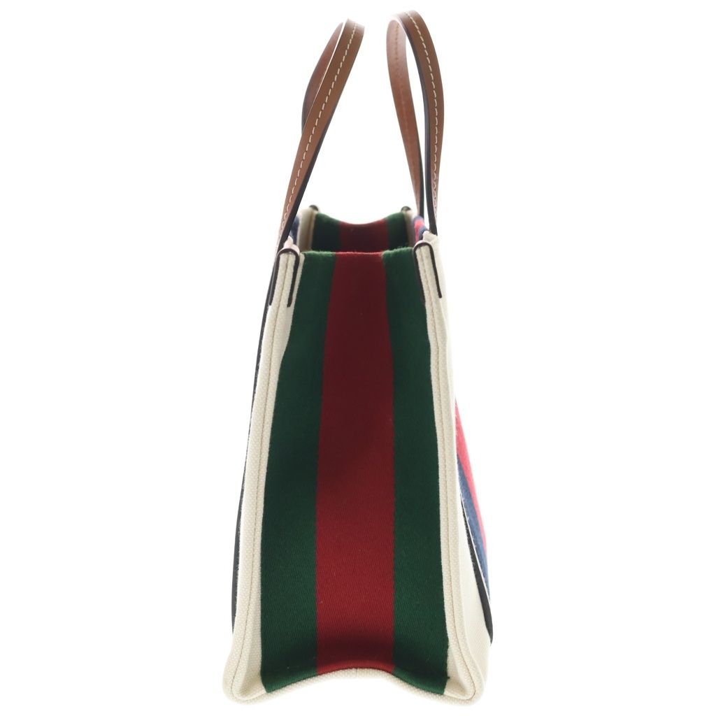 Gucci Interlocking Canvas Leather 2-Way Hand Shoulder Tote Ivory Brown — view 3
