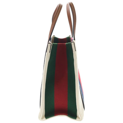 Gucci Interlocking Canvas Leather 2-Way Hand Shoulder Tote Ivory Brown — view 3