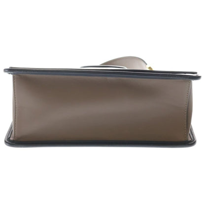 Fendi Canayef Zucca Pattern Leather 2-Way Bag Gold Silver Brown — view 4