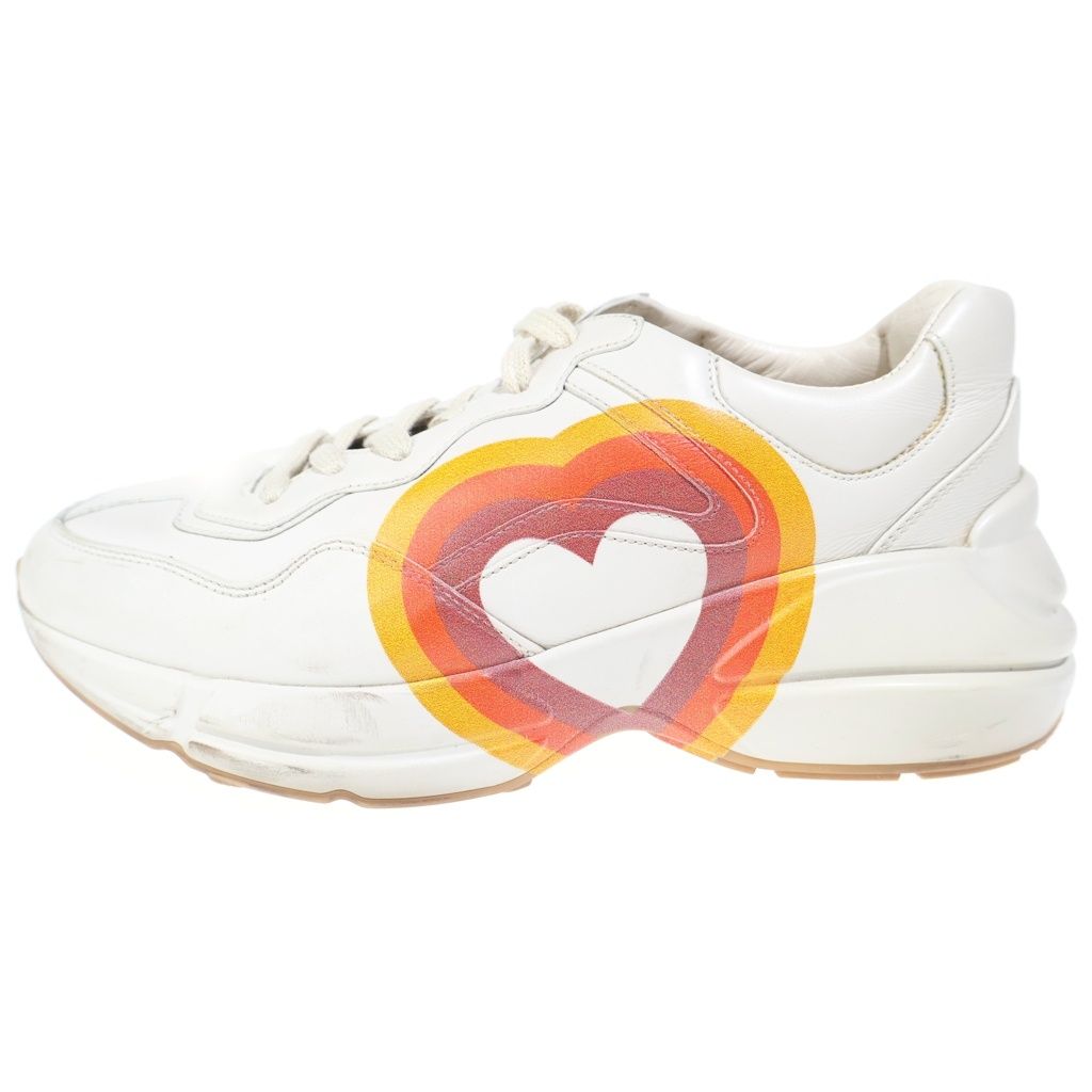 Gucci Interlocking Heart Sneakers Ivory
