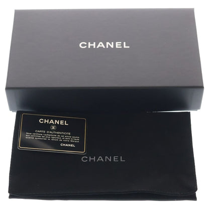 Chanel Boy Caviar Leather Round Zippy Wallet Gold Navy Seal — view 6
