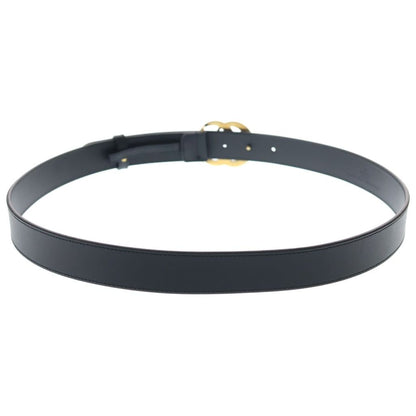 Gucci Double Logo Buckle Leather Belt Black — view 2