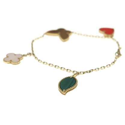Van Cleef & Arpels Lucky Alhambra Bracelet 4 Motifs Gold Multicolor — view 4
